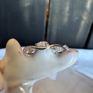 Twisted Vine Marquise CZ Band Ring 925SS-NWOT